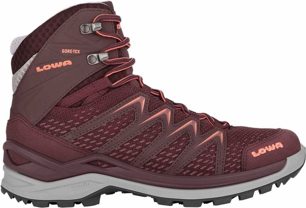 Lowa Innox Pro GTX Mid Ws bordeaux/koralle Multifunktionsschuhe UK 4,5 - EU 37,5