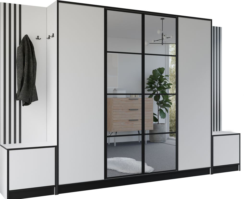 KIER FURNITURE Armoire EDEN, armoire de chambre, penderie, Image du produit 