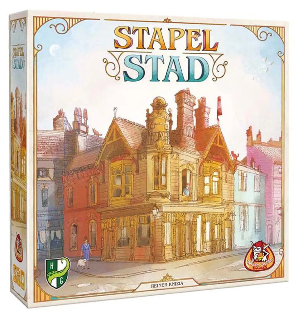 Jeu de cartes Stack City White Goblin Games pour toute la famille dès 8 ans