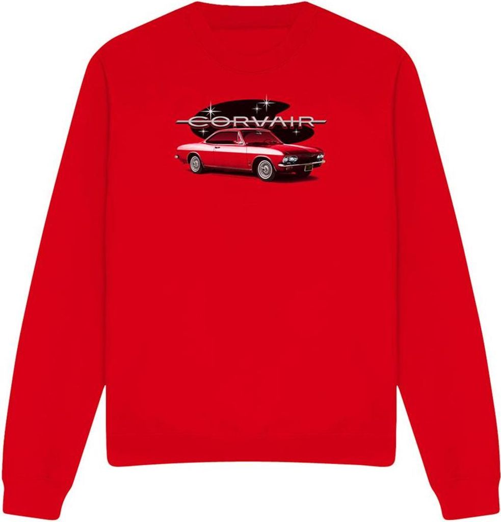 Chevrolet - "65 Corvair Mona Spyda Coupe" Sweatshirt für Herren/Damen Uni TV27800 (M) (Rot)