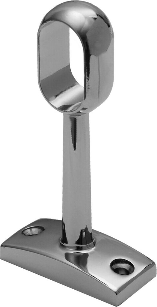 Ovalrohr 15x30mm Halter Kleiderstange Halterung Stangenhalter Garderobe 3-13 1x Mittelstück