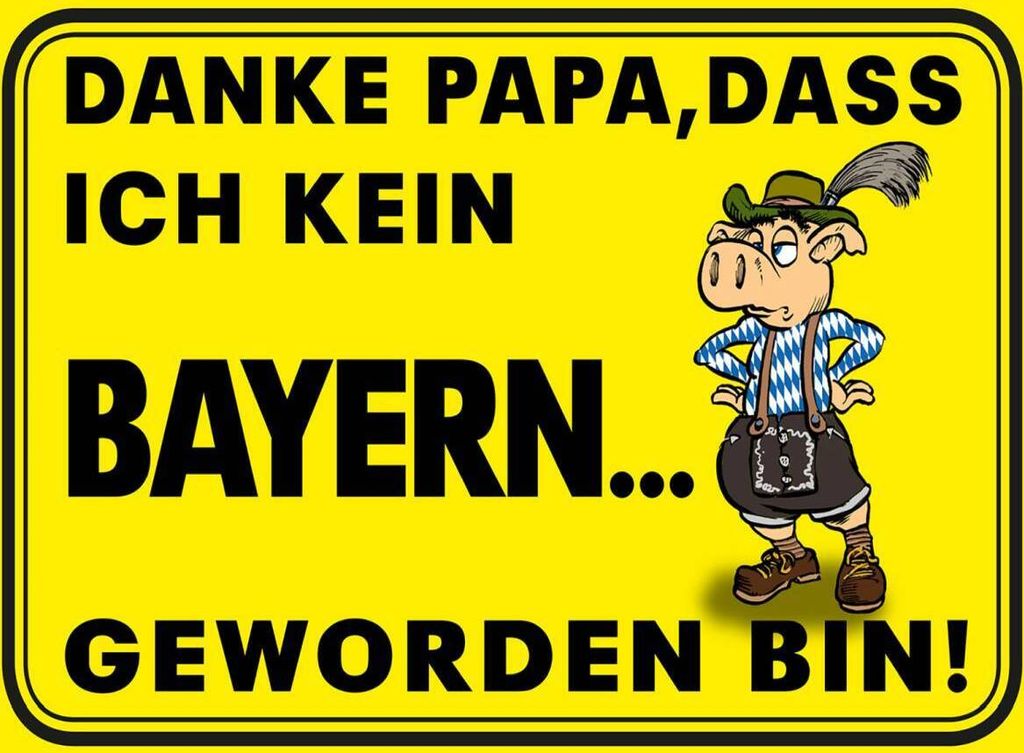 vianmo Holzschild 30x40 cm Danke Papa dass ich kein Bayer