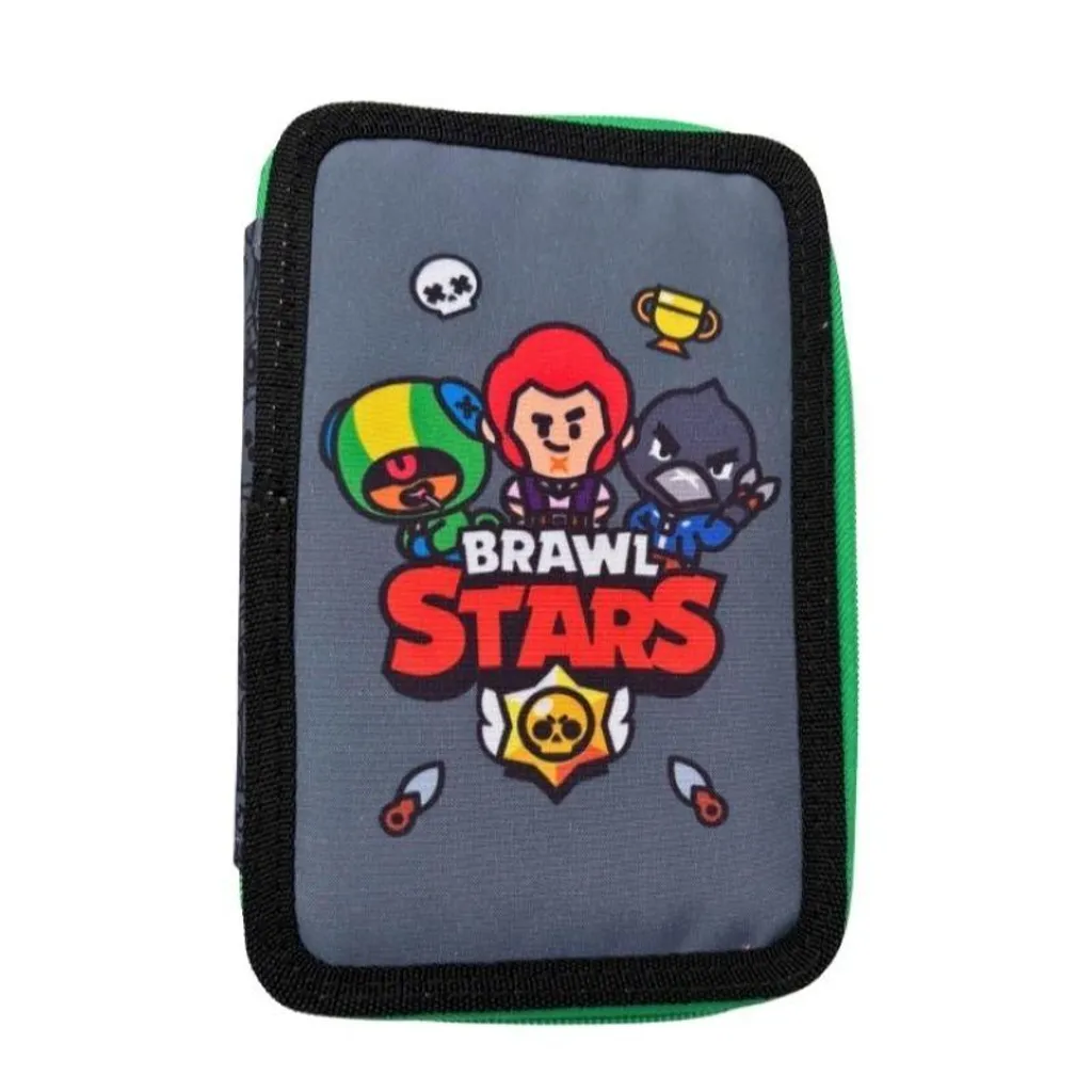 Astuccio Scuola Brawl Stars 3 Passaggi | Triplo Scomparto Organizzato