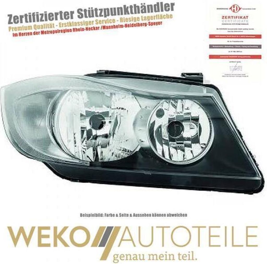 Diederichs Scheinwerfer li. E90/91, 05-08 Valeo