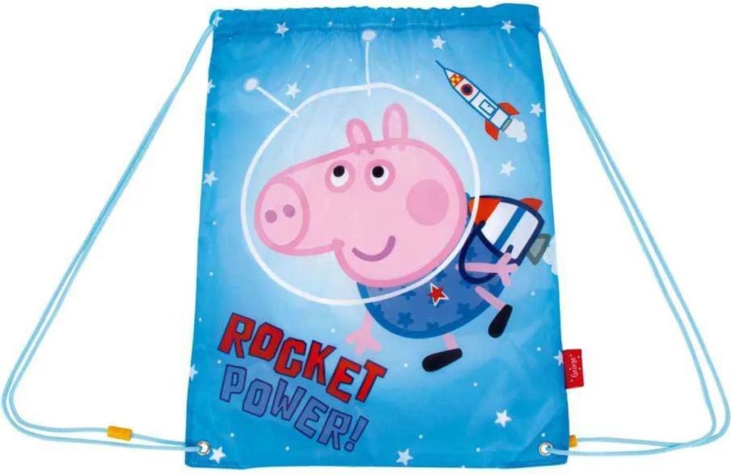Peppa Pig 33x44 Cm George Pig Turnbeutel Blau  Blau One Produktbild 