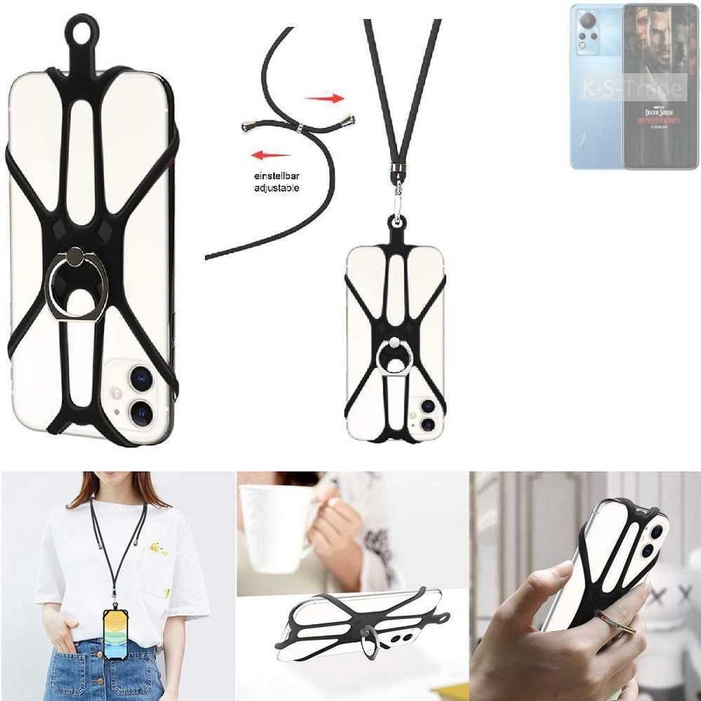 K-S-Trade 3in1 Handykette Handyband Handykordel Halsband Produktbild 