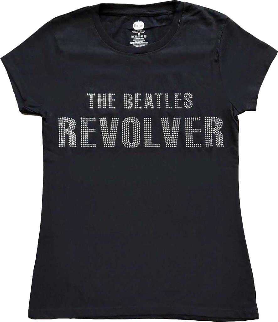 The Beatles - "Revolver" T-Shirt für Damen RO4673 (M) (Schwarz)