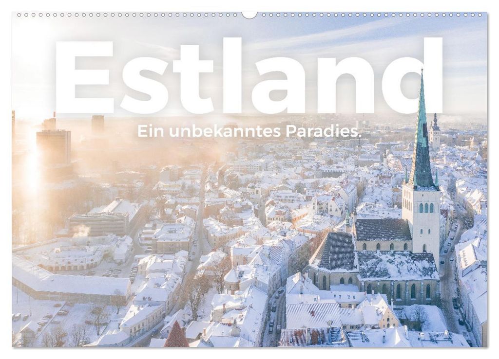 Estland - Ein unbekanntes Paradies. (Wandkalender 2027 DIN A2 quer), CALVENDO Monatskalender