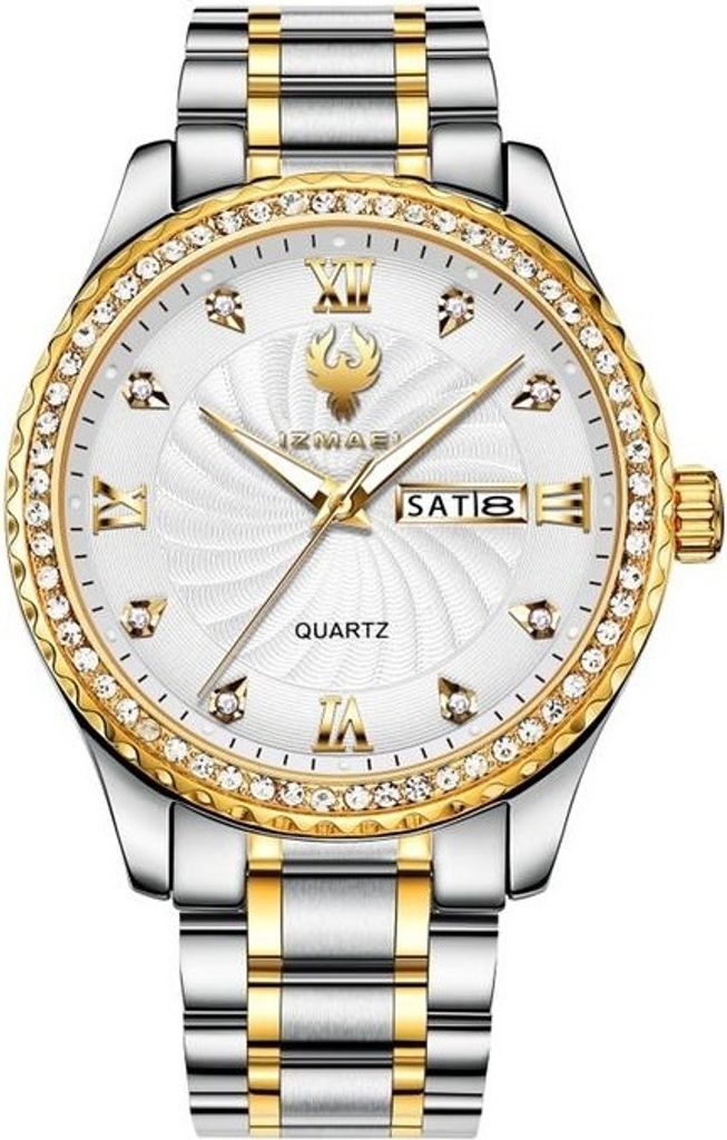 IZMAEL DI-21804 Uhr - Elegante Uni Uhr Silber/Gold KP21804