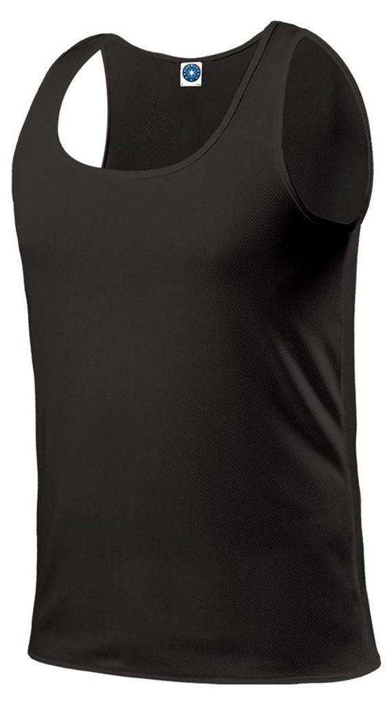 Starworld - Ärmelloses Oberteil für Herren, Laufen LT4388 (L) (Schwarz)
