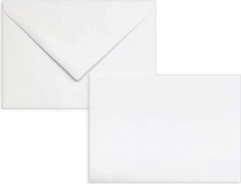 Briefumschläge 111x157mm 120g/qm gummiert VE=100 Stück hochweiß