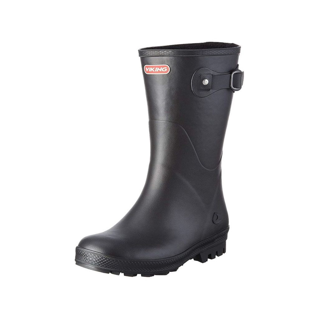 Viking Hedda warm black Damen Gummistiefel in Schwarz, Größe 36