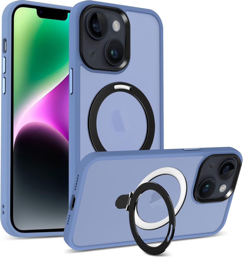 Hybrid Luxury Case für iPhone 15 Hülle Magnetring für Produktbild 