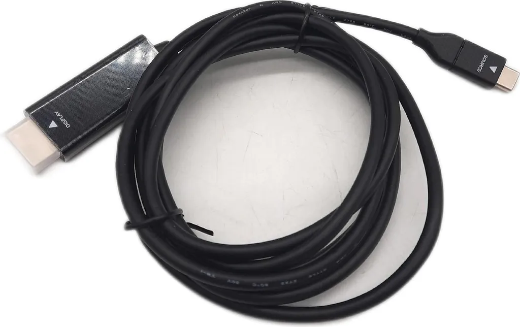 Câble HDMI vers USB-C 4K Haute Résolution Adaptateur Thunderbolt 3 Noir - 3