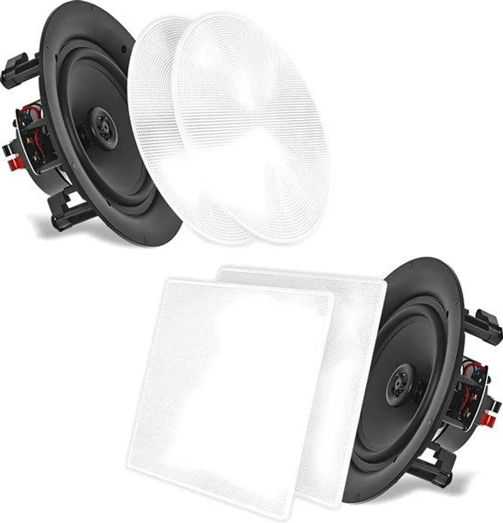 Haut-parleurs de Plafond Plats 250W Pyle 8" Installation Facile Stéréo