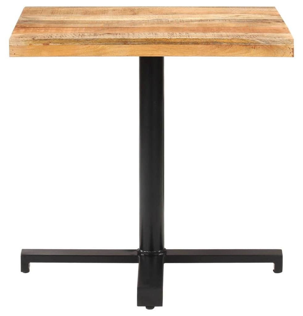 vidaXL Bistro stôl štvorcový 80x80x75 cm hrubé mangové Obrázok produktu 