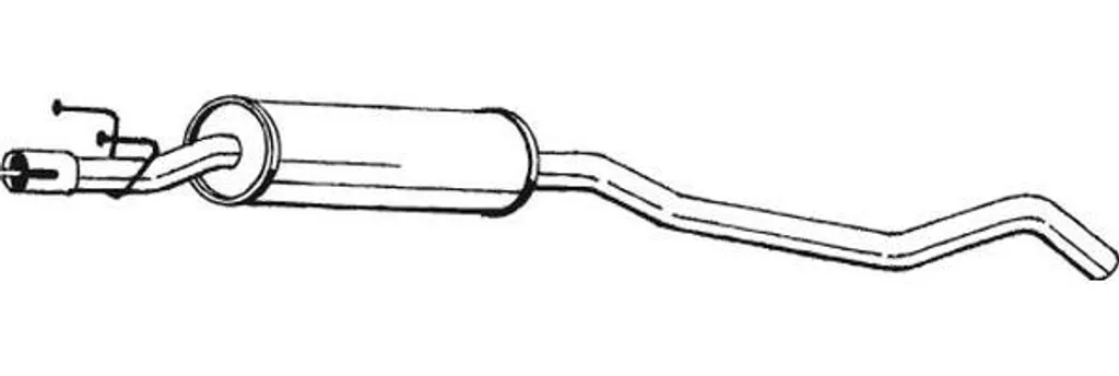 Pot d'Échappement Central pour Corsa B Silencieux BOSAL 281-039 OE