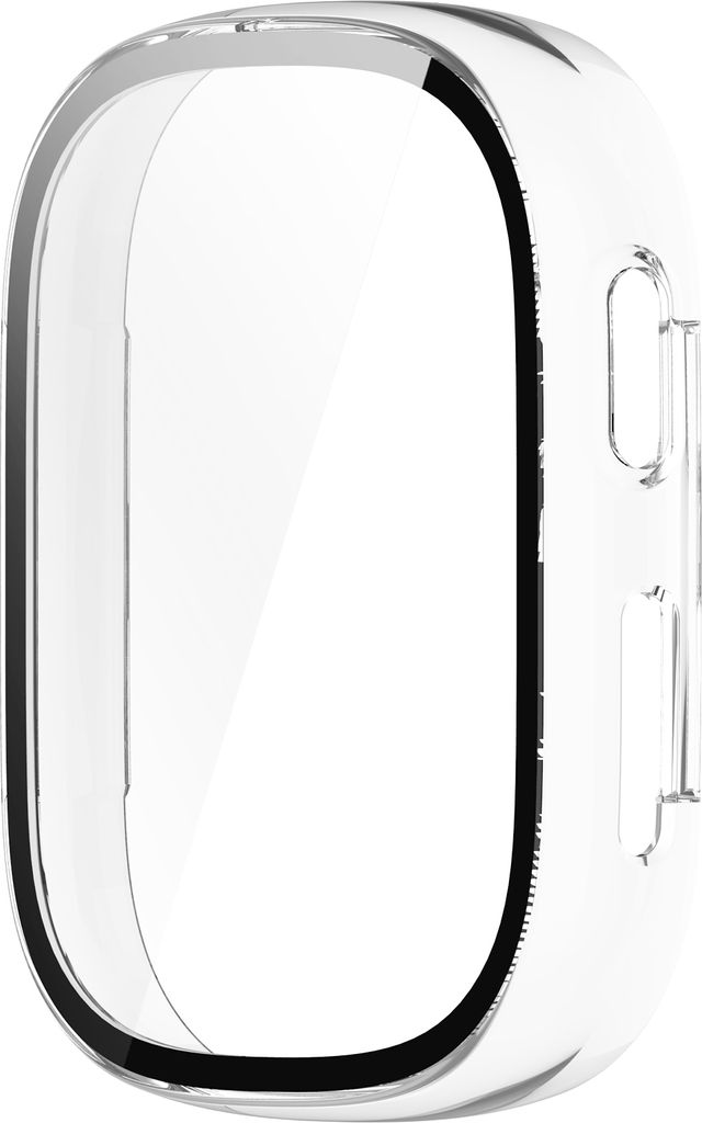 INF Uhrengehäuse mit Displayschutzfolie für Xplora X6 Play Weiß