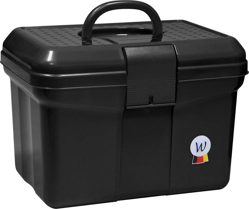 Waldhausen Boîte de pansage Eco noir pour matériel de pansage cheval