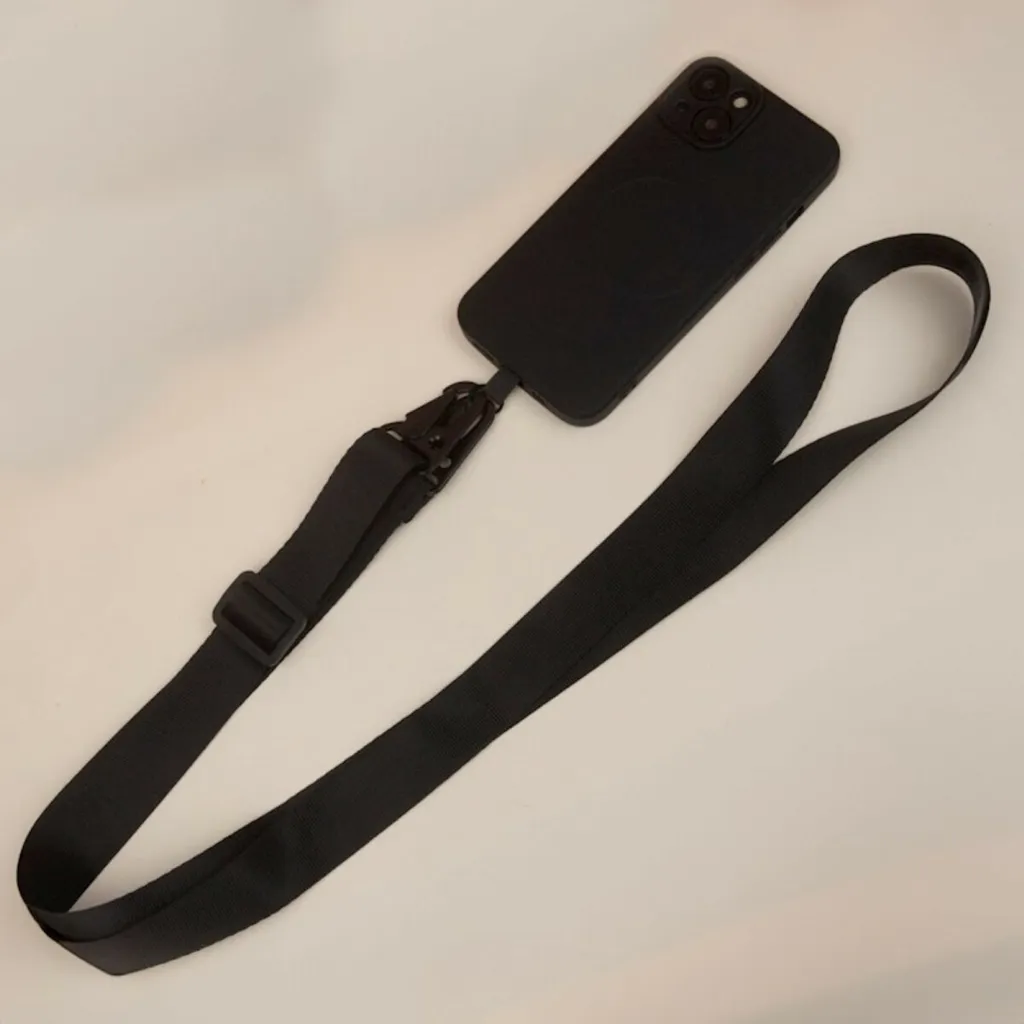 Cinghia per cellulare per custodie per cellulari, portafogli con lunghezza regolabile Verde scuro - 3