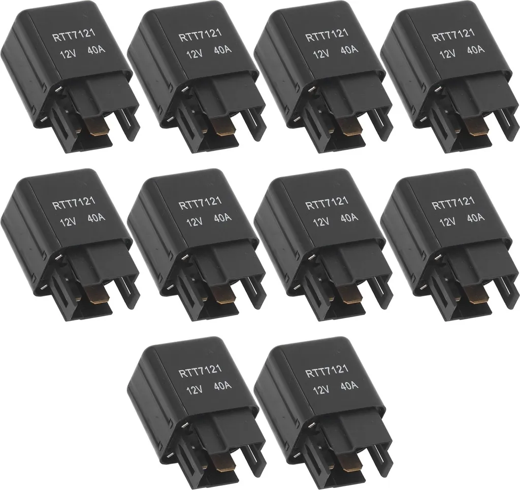 Réparer Panne Électrique Toyota avec ce Lot de 10 Relais 12V 40A 4 Pôles