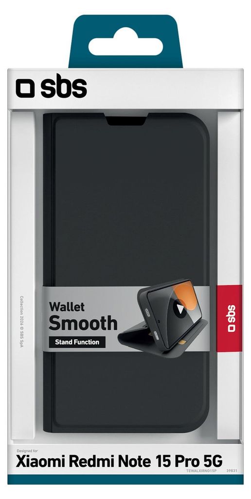 SBS TEWALXIRNO15P, Otočný obal, Xiaomi, Redmi Note 15 Pro, Obrázok produktu 