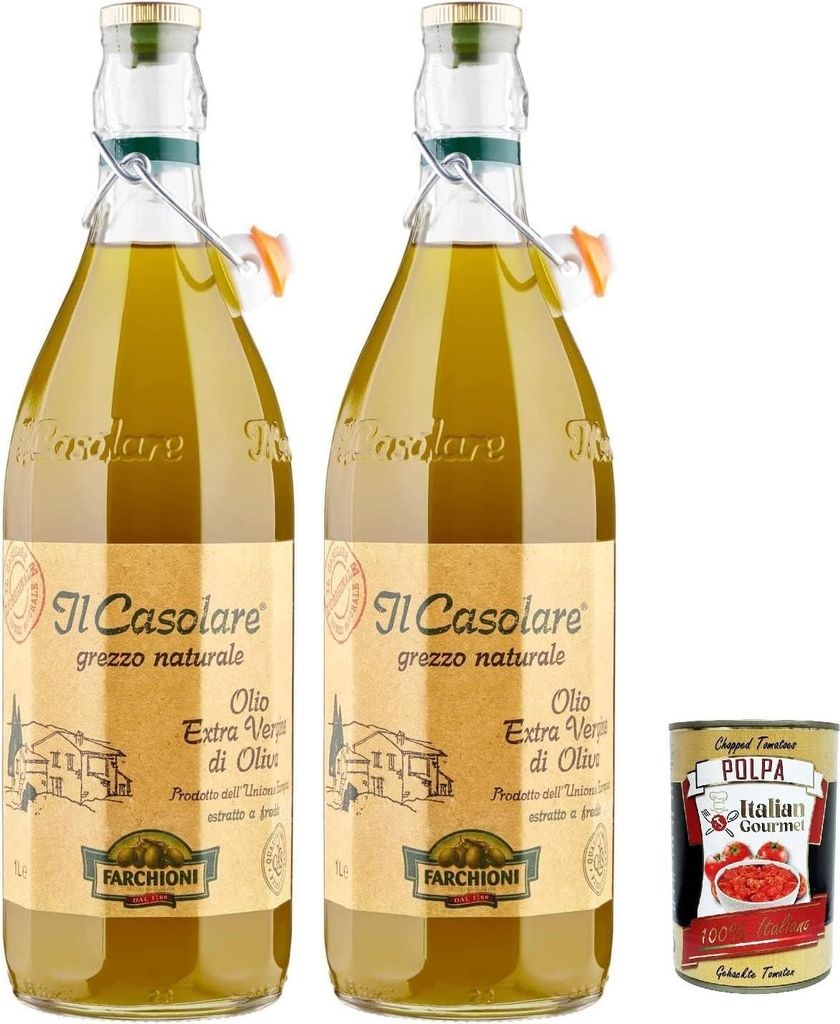 Farchioni Casolare, Il grezzo, Kaltgepresst, Olivenöl Extra Produktbild 