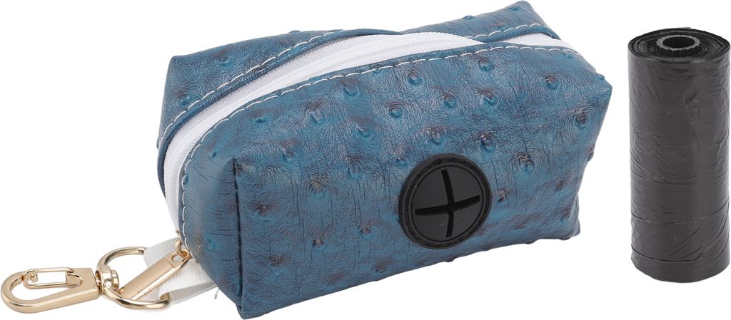 Zipper Poop -Beutelhalter praktischer bequemer Hundeabfallspender für Haustiere im Freien mystisch blau