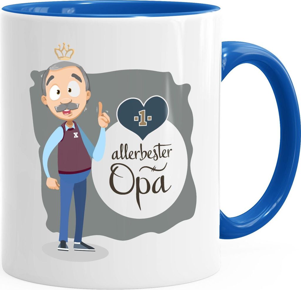 Kaffee-Tasse Allerbester Opa Geschenk-Tasse Bester Produktbild 