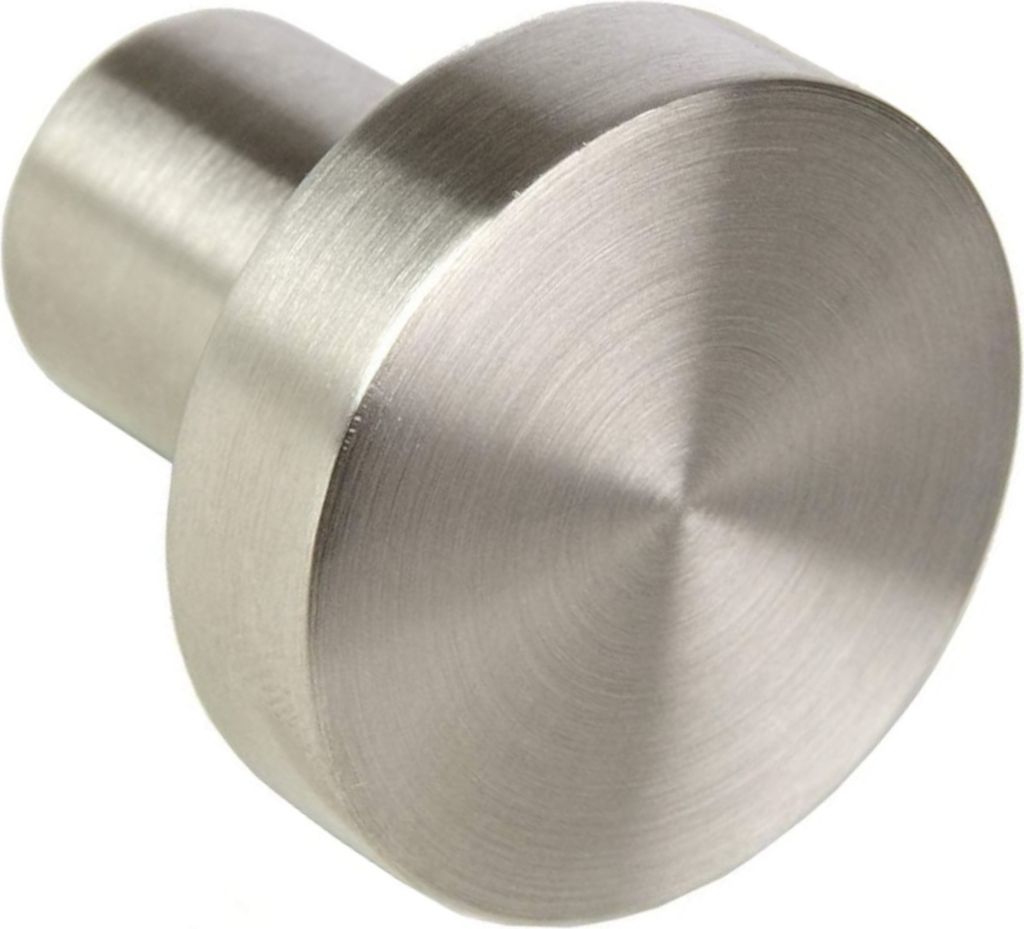 EK03 Ø 20 mm Edelstahl gebürstet Edelstahlknopf SOTECH