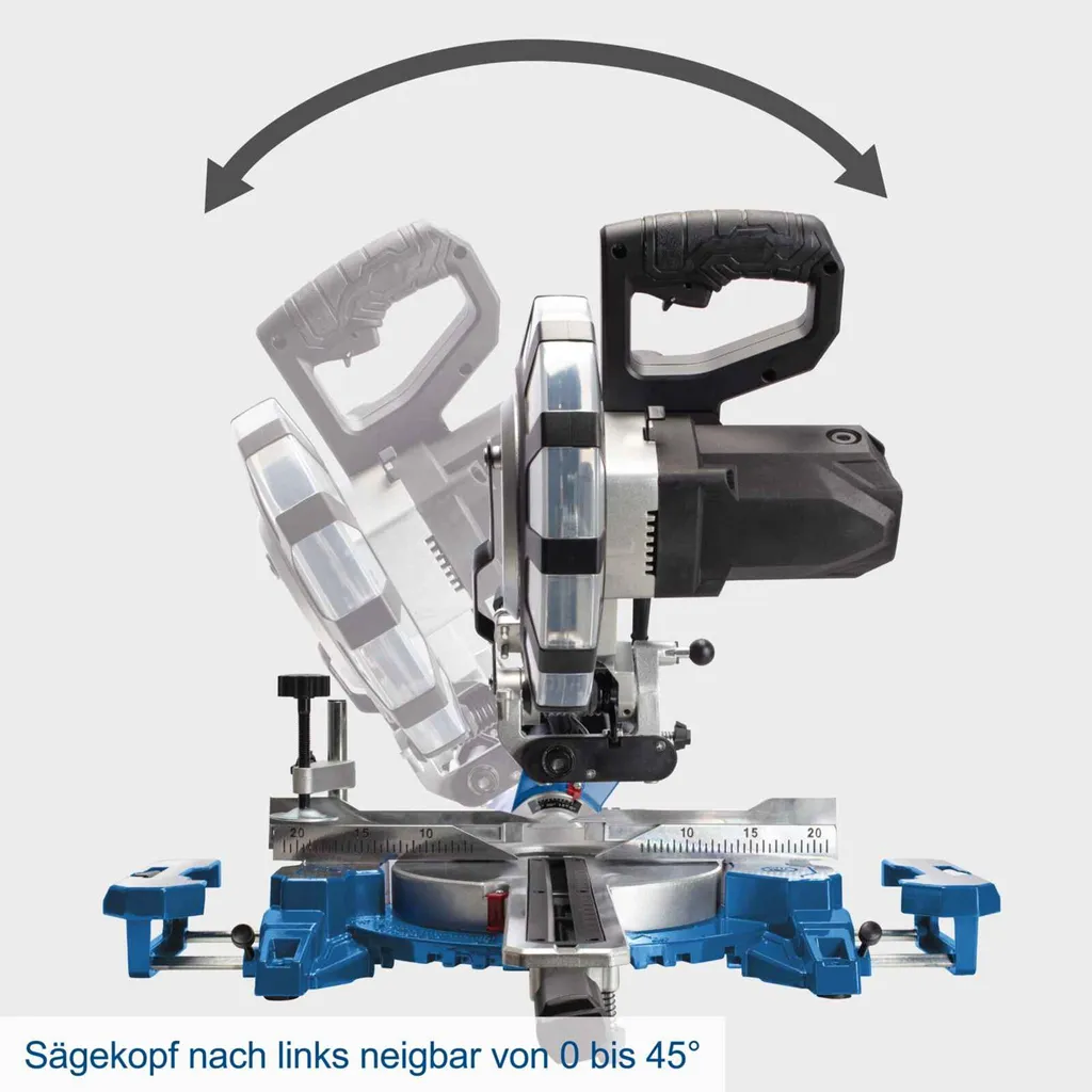 Scie à onglets avec laser Scheppach HM254SPX | Capacité de coupe 340mm - 22