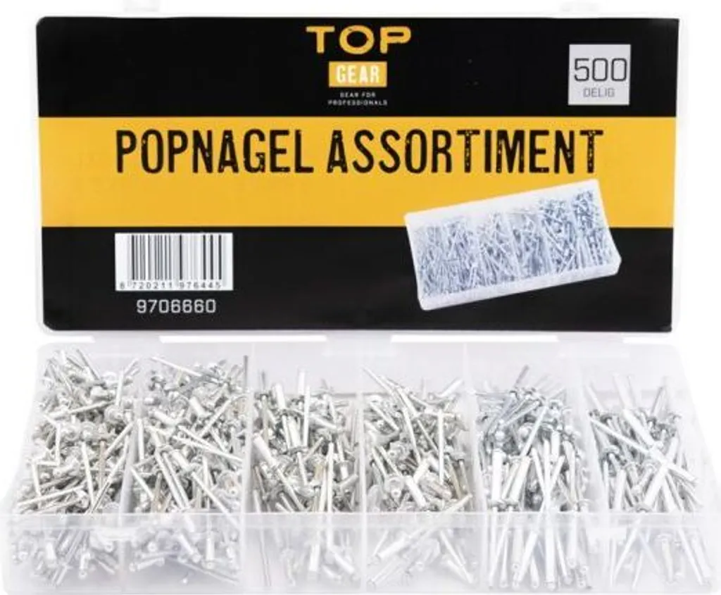 Chiodi High-Performance Topgear Popnail Gamma 500 - Fissaggio 2.0