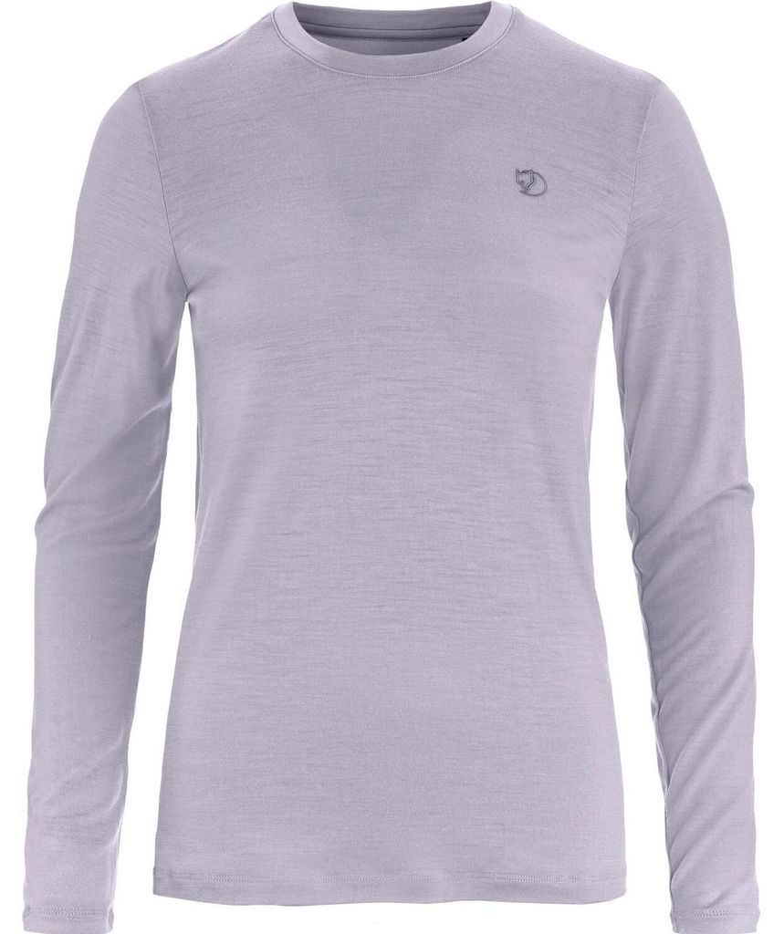 Fjällräven Damen Abisko Wool Langarmshirt Lavender Mist M Produktbild 