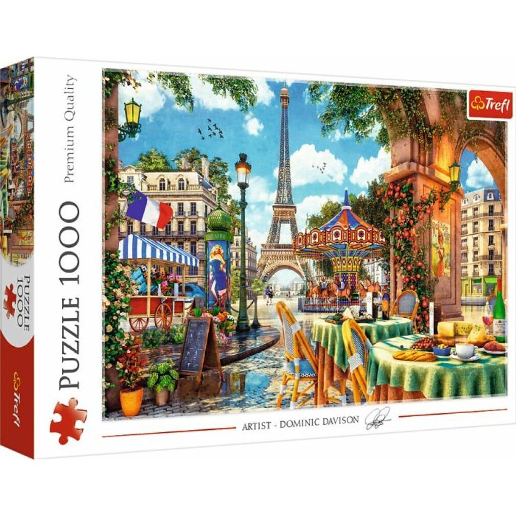 Trefl Parížske ráno Puzzle 1000 ks Mesto Obrázok produktu 