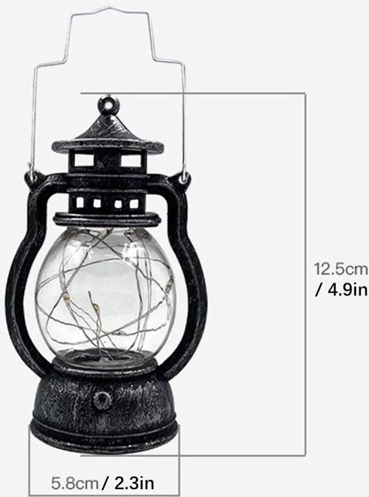 LED vintage lucerna nočné svetlá dekoratívne vonkajšie Obrázok produktu 