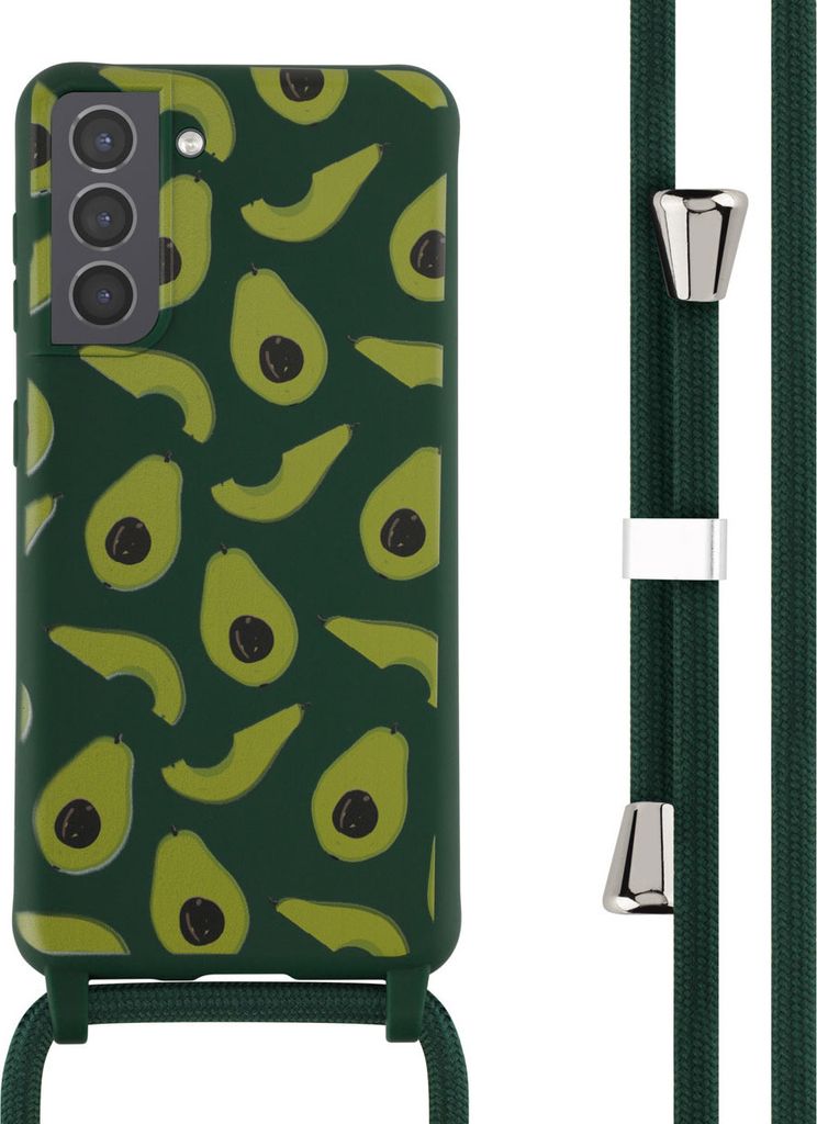 imoshion SilikonHülle design mit Band Samsung Galaxy S21 - Avocado Green