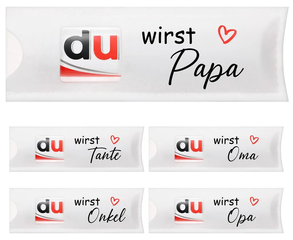 Coffret Annonce Grossesse Papa et Grands-Parents - Emballage pour Chocolat