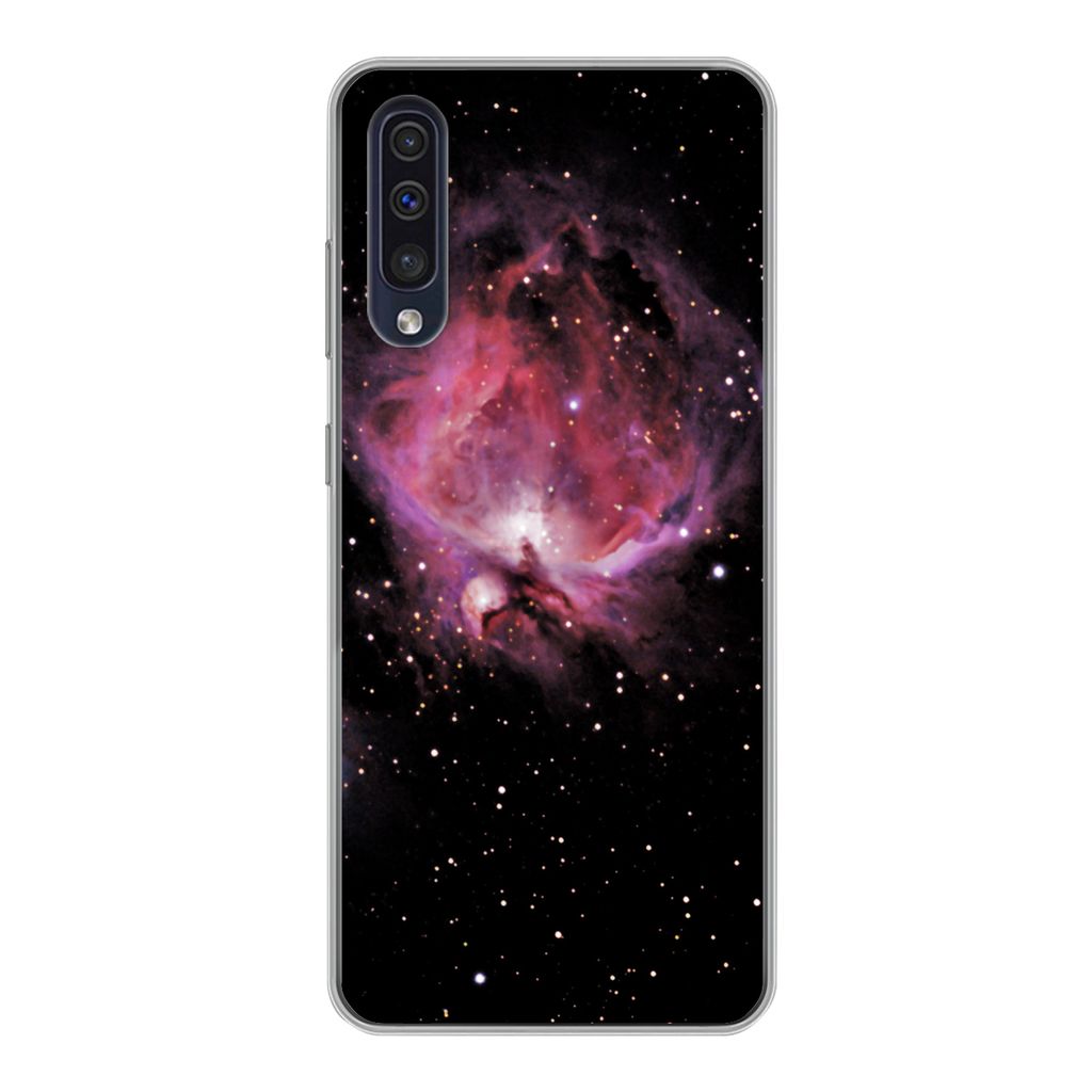 MuchoWow Handyhülle Schutzhülle Hülle für Samsung Galaxy A30s Konstellation - Weltraum - Orion - Jungen - Mädchen - Kinder Silikon Softcase ...