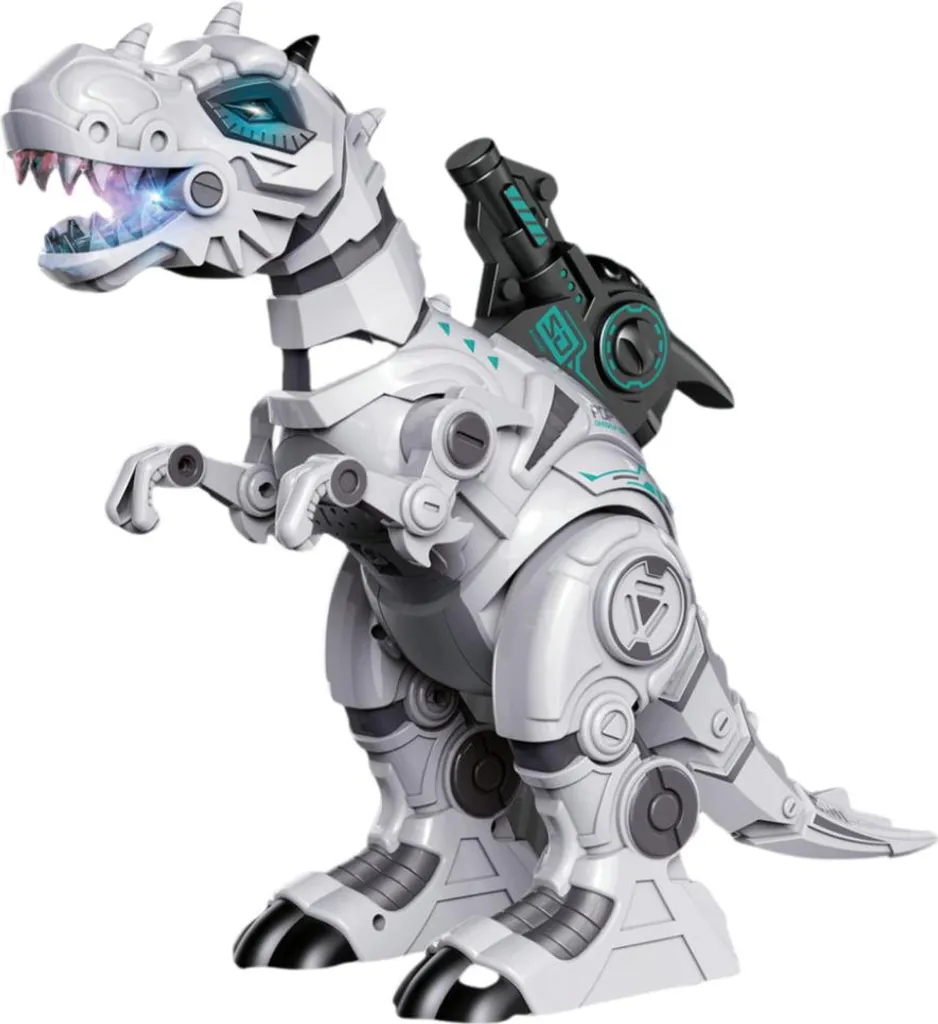 Dinosaure Robot Interactif RC Jouet Télécommandé Brume et Sons 45 cm - 2