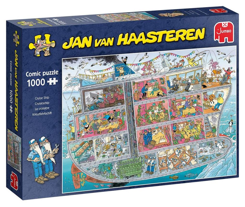 Jan van Haasteren - Kreuzfahrtschiff - 1000 Teile, 1000 Produktbild 