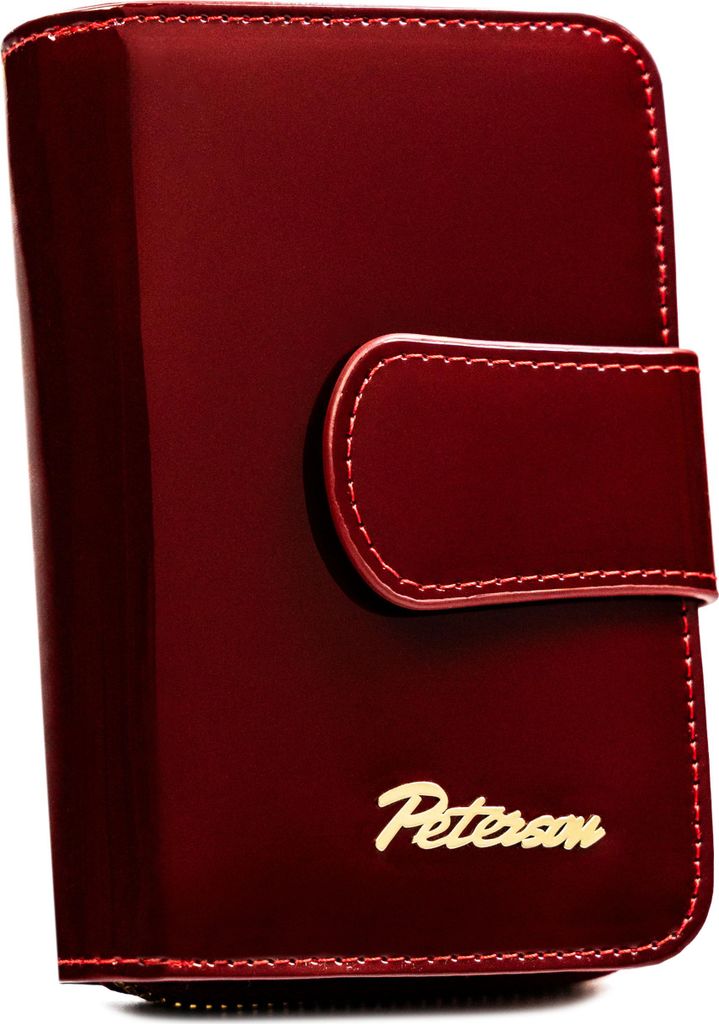 Peterson Portemonnaie aus Leder für Frauen Resought rot One size