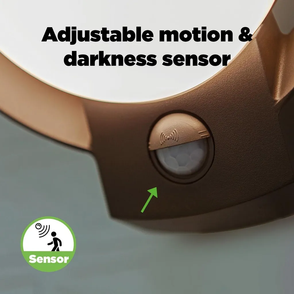 Éclairage de Terrasse LED Anthracite IP54 pour Entrée et Façade Maison
