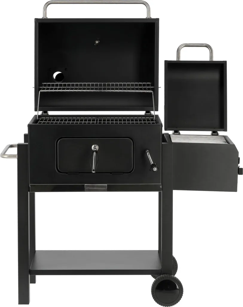 Barbecue à charbon anti-dessèchement avec fumoir Smoker hermétique