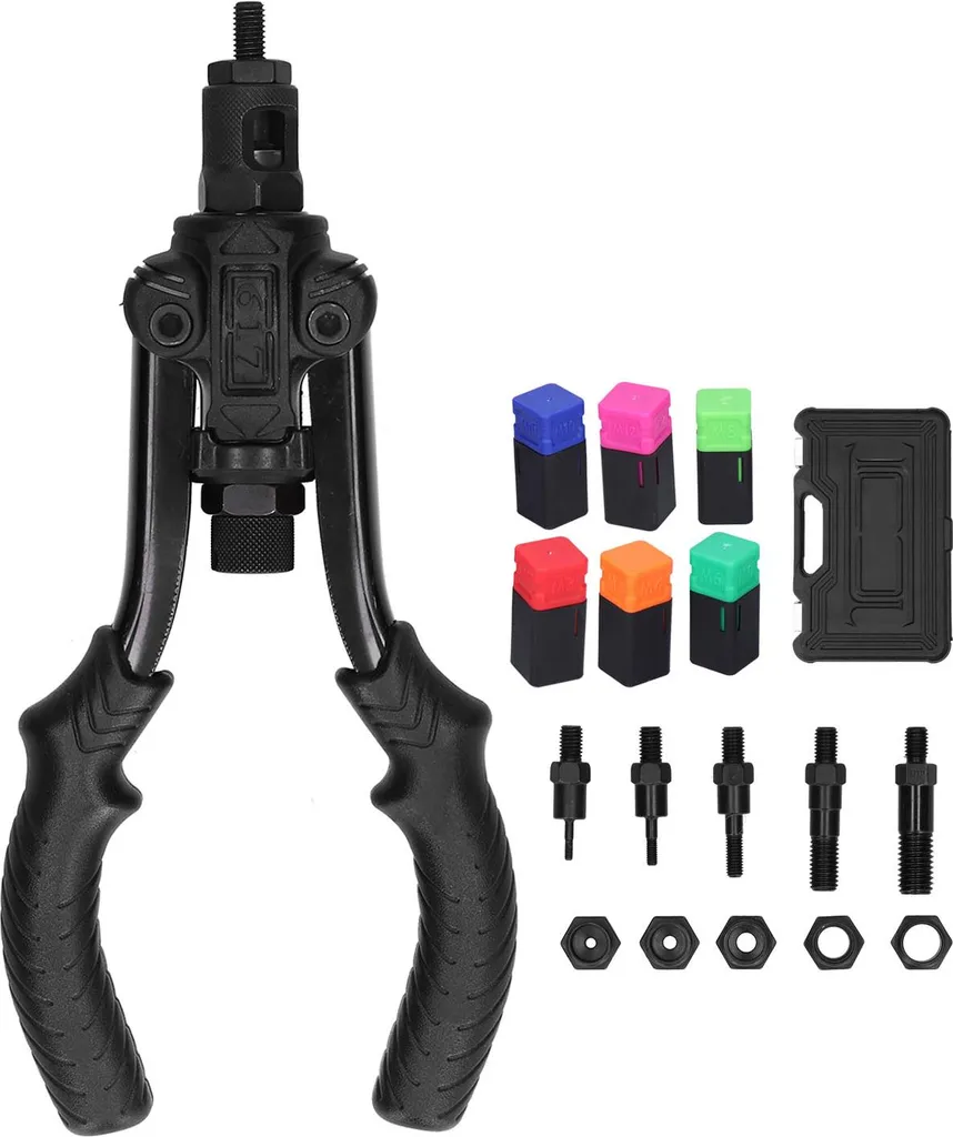 Pince à riveter pour inserts filetés M3-M12, kit d'outils manuels pro