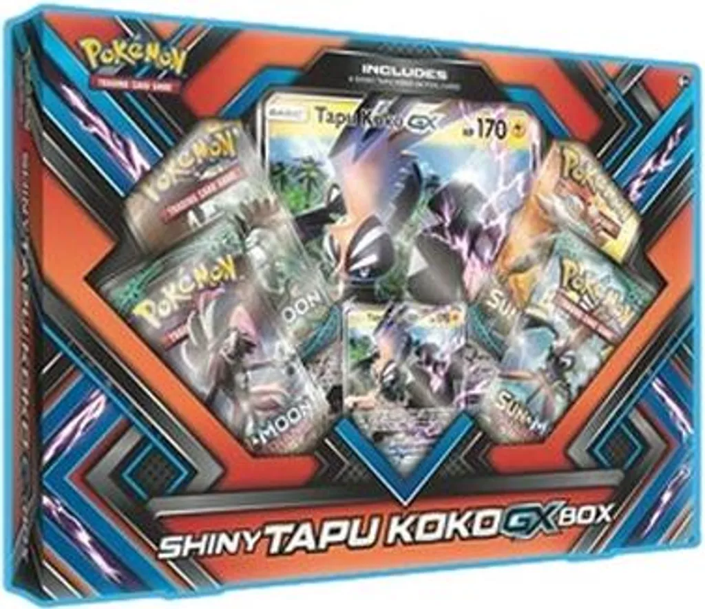 Coffret de Collection Pokémon Tokorico Shiny avec Boosters et Carte Jumbo