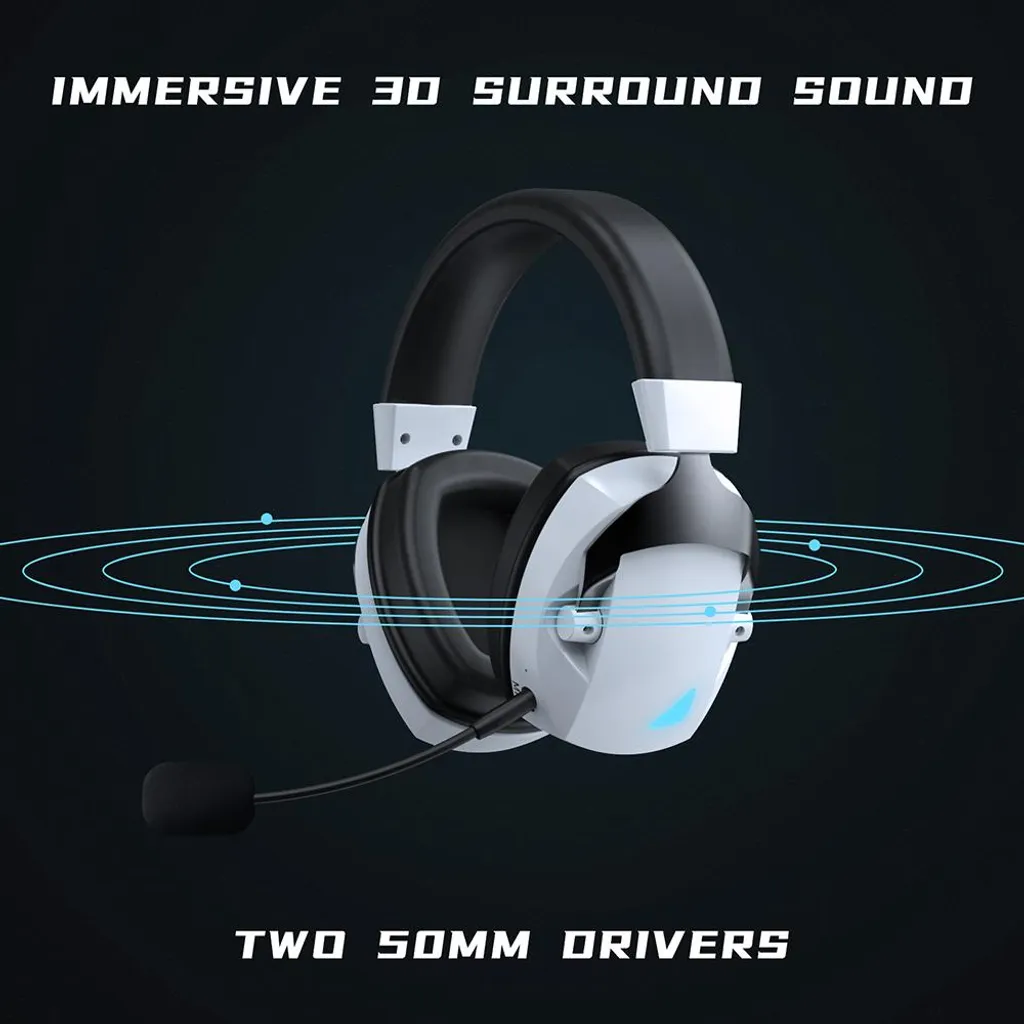 Casque Gamer Léger sans fil : Dites adieu aux douleurs et à la latence