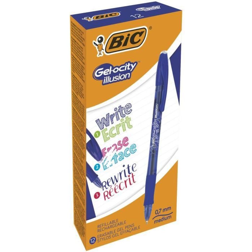 Gelshraster BIC Gelocity Ilseusion 0,3 mm blau | 12 Stücke