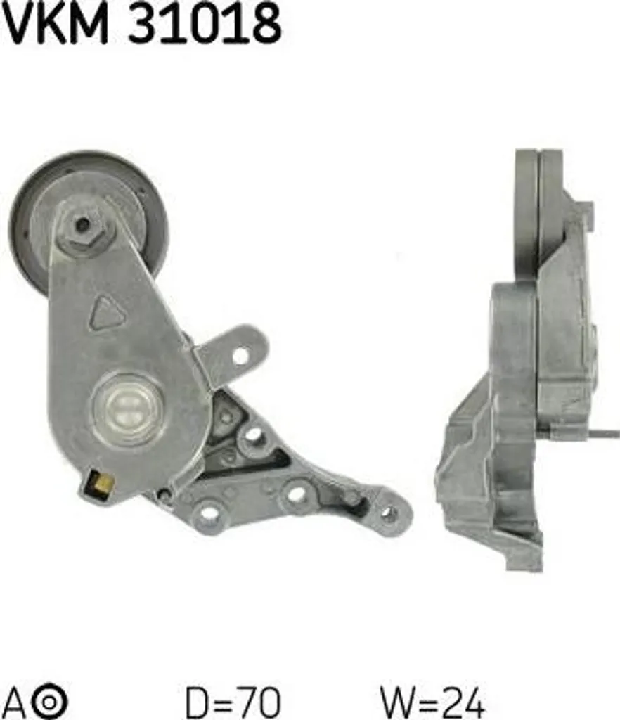 Galet Tendeur de Courroie de Distribution SKF VKM 31018 pour Seat Ibiza