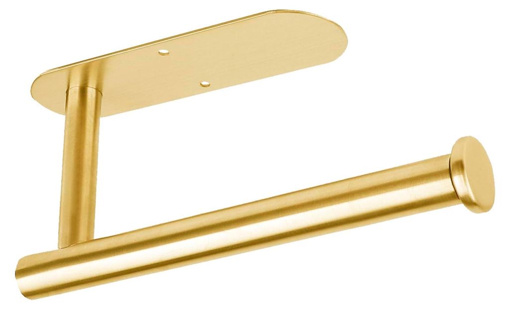 Küchenrollenhalter mit vorgebohrten Löchern ODER selbstklebender Rückseite – Edelstahl 304 – zur Montage unter Küchenschränken ODER an der...