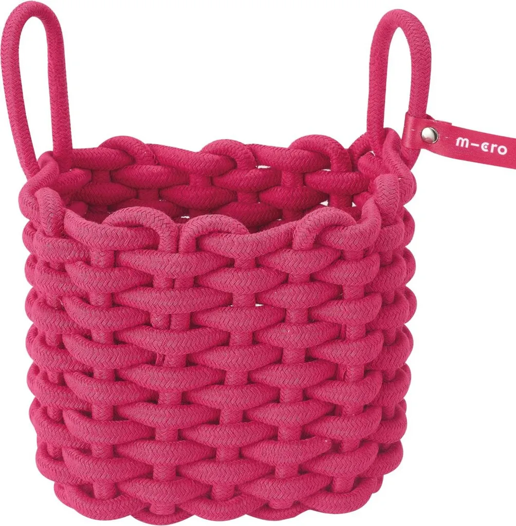 Micro Scooter Basket ECO Pink | Il Cestino Rosa più Cool del Parco